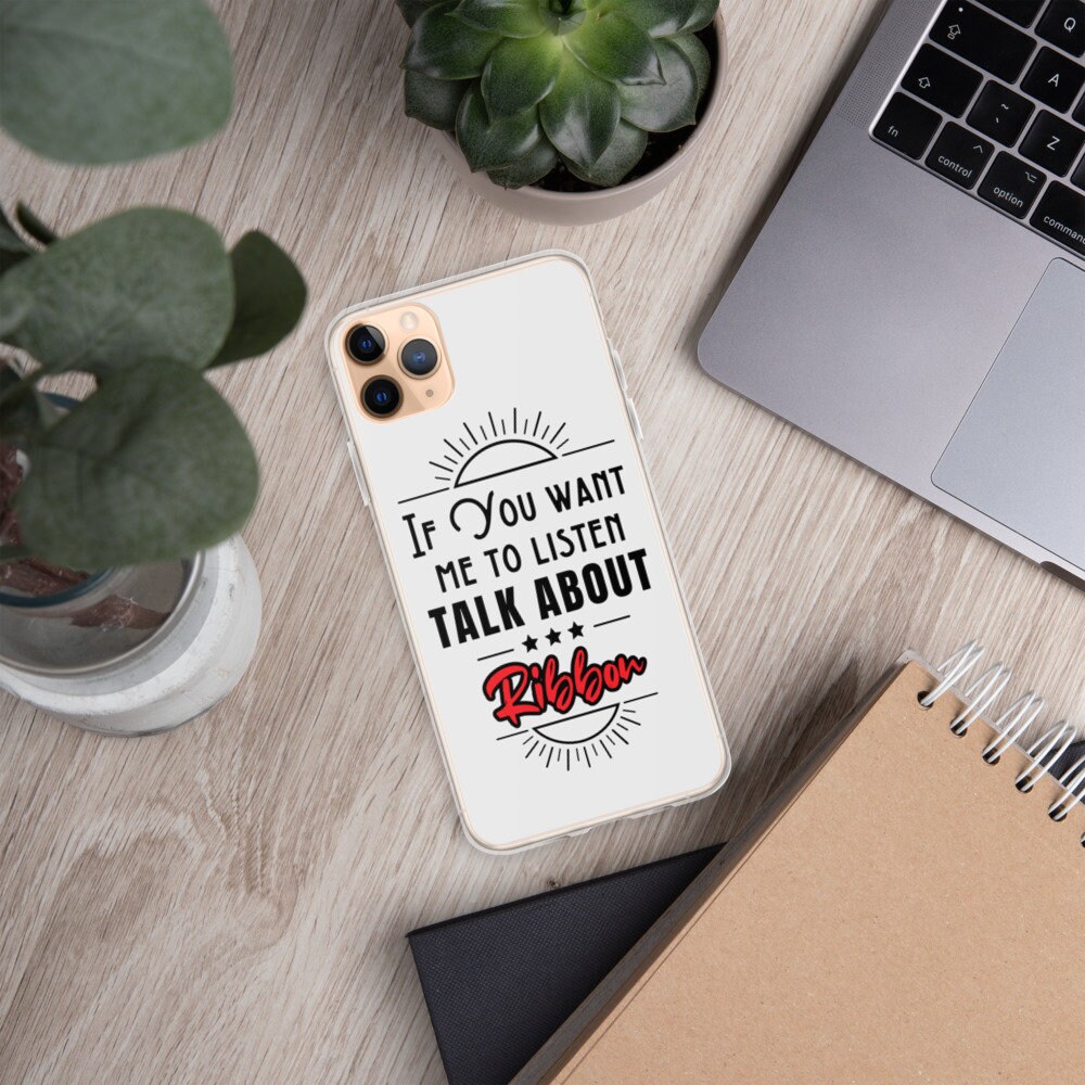 iPhone Case, makers iPhone case, creators iPhone case, Ribbon lovers iPhone case, wreathsbyVA