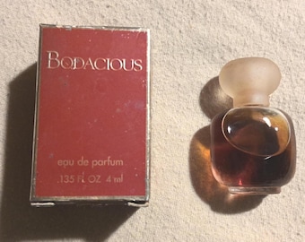 Vintage Rare 1995 Bodacious Graham Webb Rare and Discontinued Perfume 4ml / .135oz Travel Size with Original Box