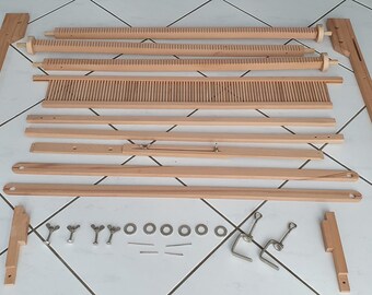 Weaving Loom / Rigid Heddle Loom 80 cm ERLA, Wood, for Hobby and Professional Weavers