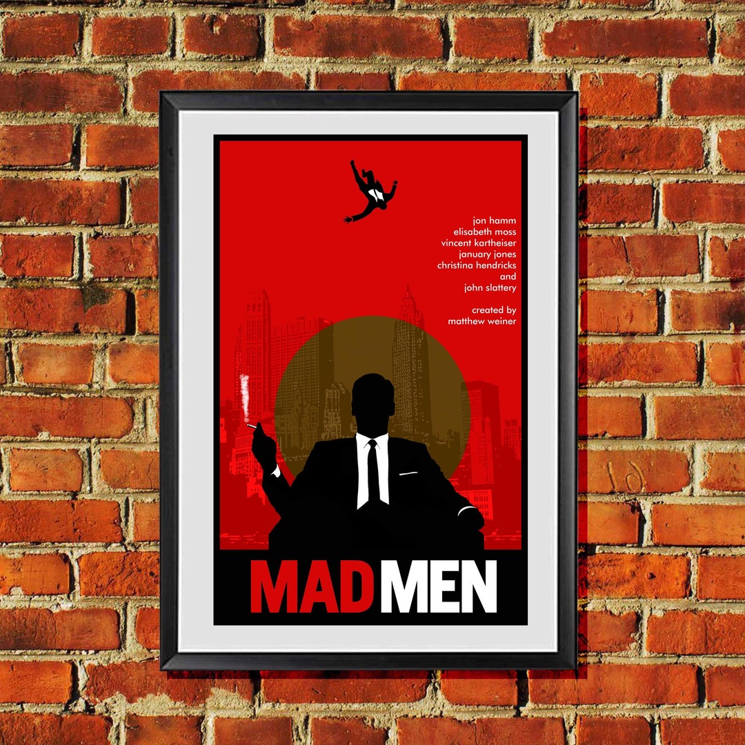 Mad Men Inspired Retro Art Print Poster 11x17 - Etsy