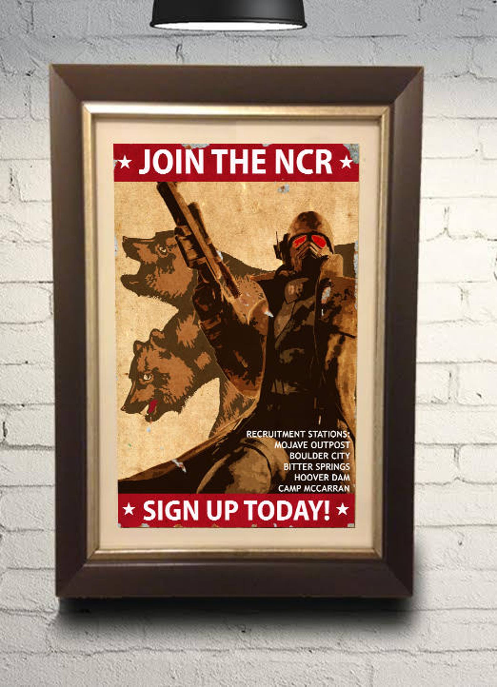 New California Republic NCR Propaganda Print 11x17 inches image 0.