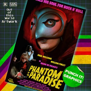 Phantom of the Paradise Movie Poster/Print Original Artwork