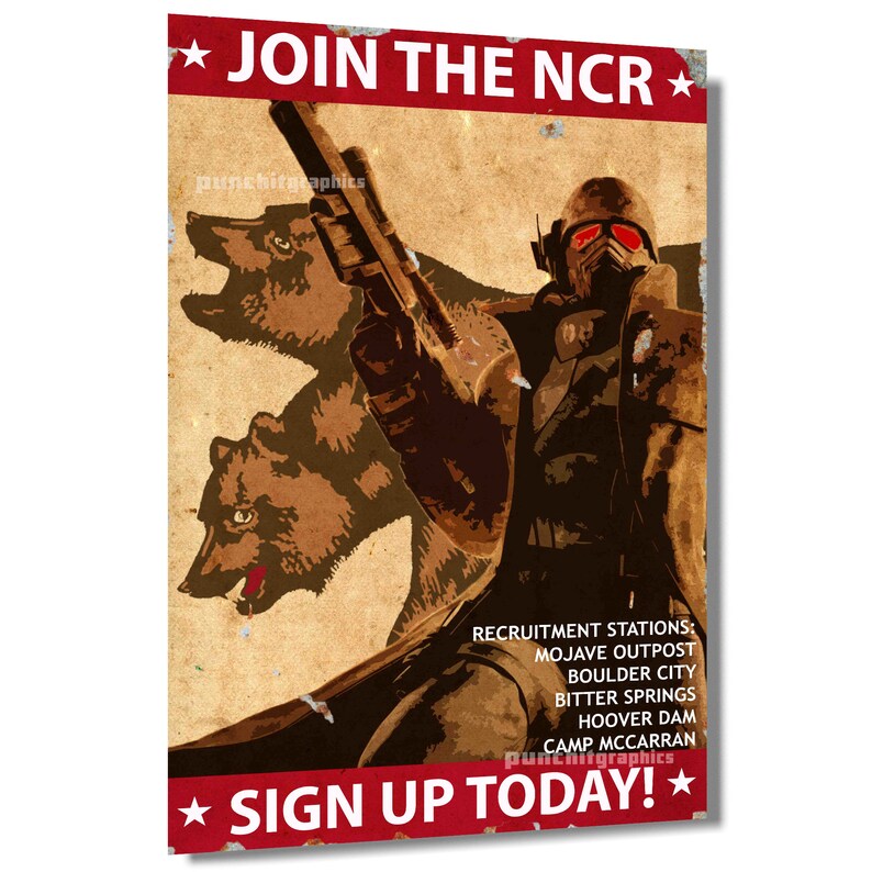 New California Republic NCR Propaganda Print 11x17 Inches - Etsy