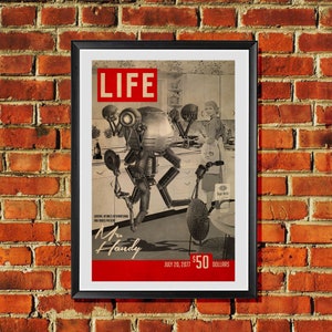 Mister Handy &quot;Life&quot; Magazine Cover Artwork