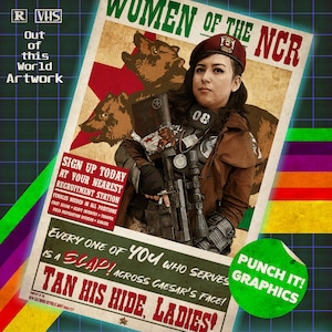 New California Republic NCR &quot;Women of the NCR&quot; Propaganda Print 11x17 inches