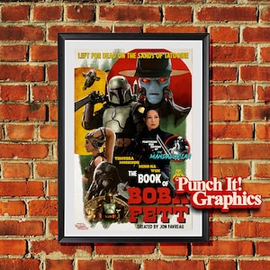 The Book of Boba Fett Inspired Spaghetti Western Original Artwork