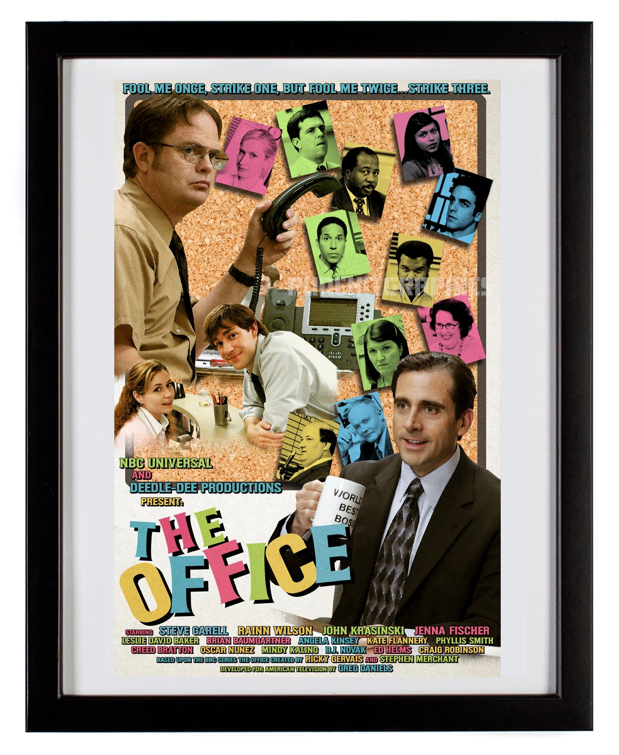 The Office Pam's Watercolor Poster - 18x24 – NBC Store