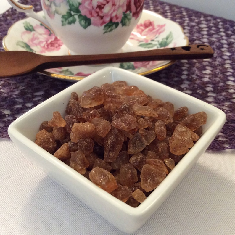 Tea Sugar Tea Sweetener Rock Sugar Crystals Amber Tea Etsy