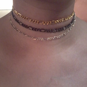 Figaro Layering Necklaces/Figaro Choker/Figaro Long Necklace