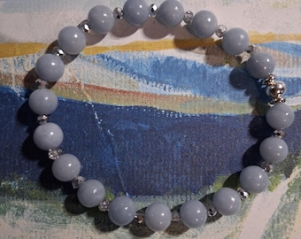 Blue Angelite Bracelet