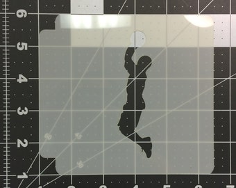 Basketball Stencil 103