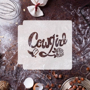 Cowgirl 783-H261 Stencil