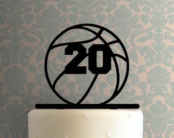 Baloncesto Número 225-A389 Decoración Para Tarta Personalizada