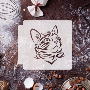 Cat Head 783-C497 Stencil
