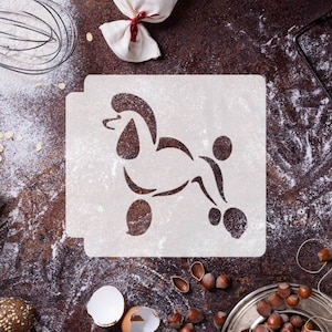 Poodle Dog Body 783-H440 Stencil