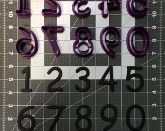 Comic Sans lettertype nummer Cookie Cutter volledige Set