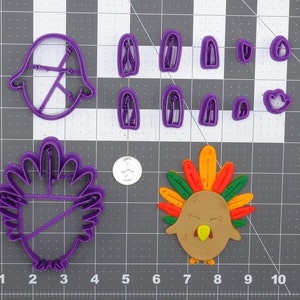 Thanksgiving - Turkey 266-E174 Cookie Cutter Set