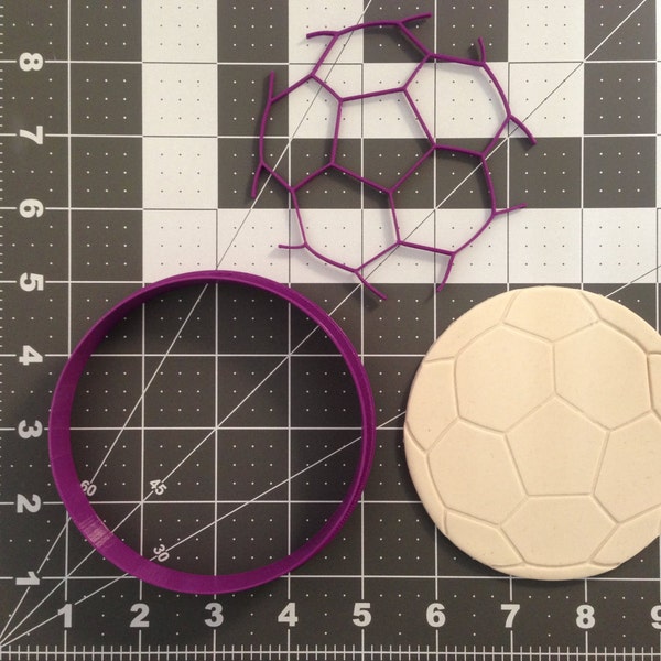 Soccer Ball Cookie Cutter Set