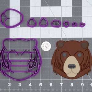 Bear Head 266-H967 Cookie Cutter Set