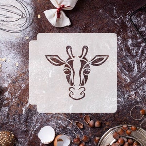 Giraffe Head 783-F836 Stencil
