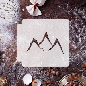 Mountains 783-J321 Stencil
