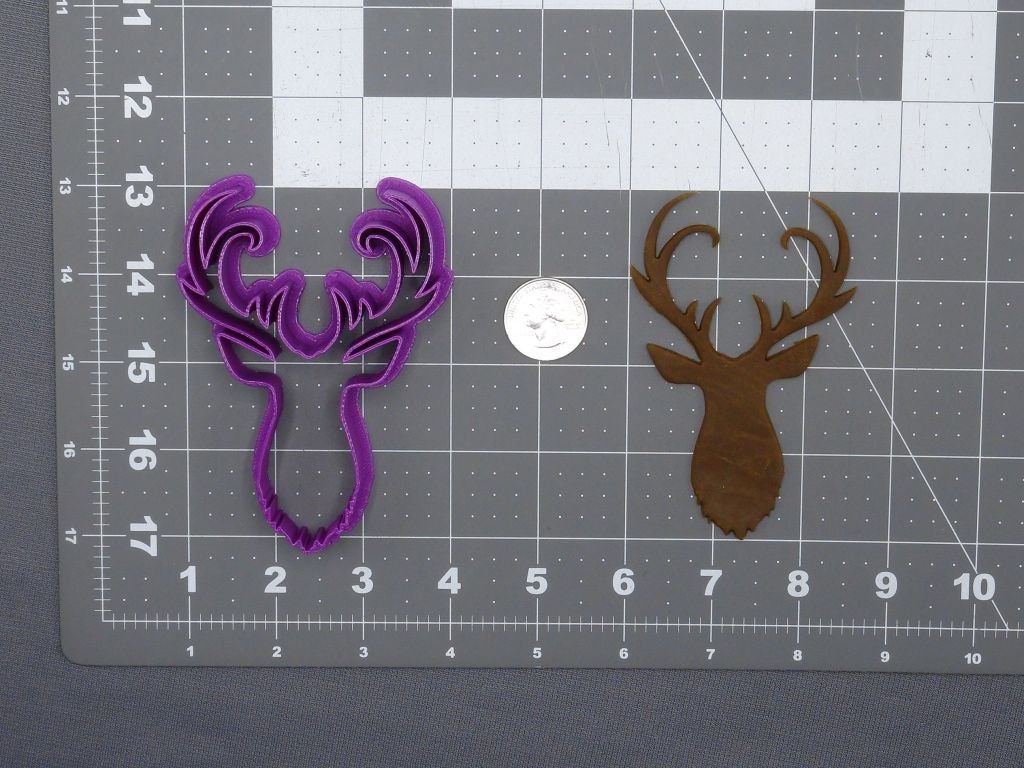 The Floured Canvas Deer Family Set of 3 Cookie Cutters or Fondant