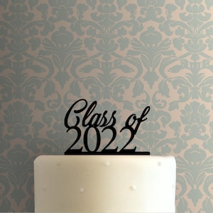 Decoración Para Tarta Clase de graduación personalizada del año 225-B198