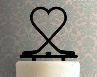 Hockey Heart 225-541 Cake Topper