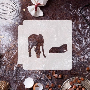 Horses 783-F140 Stencil