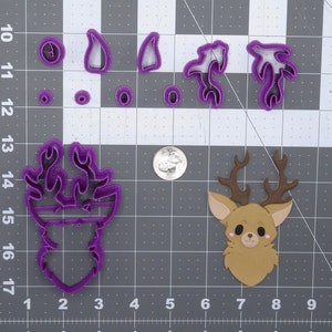 Zestaw foremek do ciastek Deer Head 266-G876