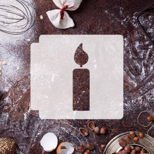 Candle Stencil Etsy