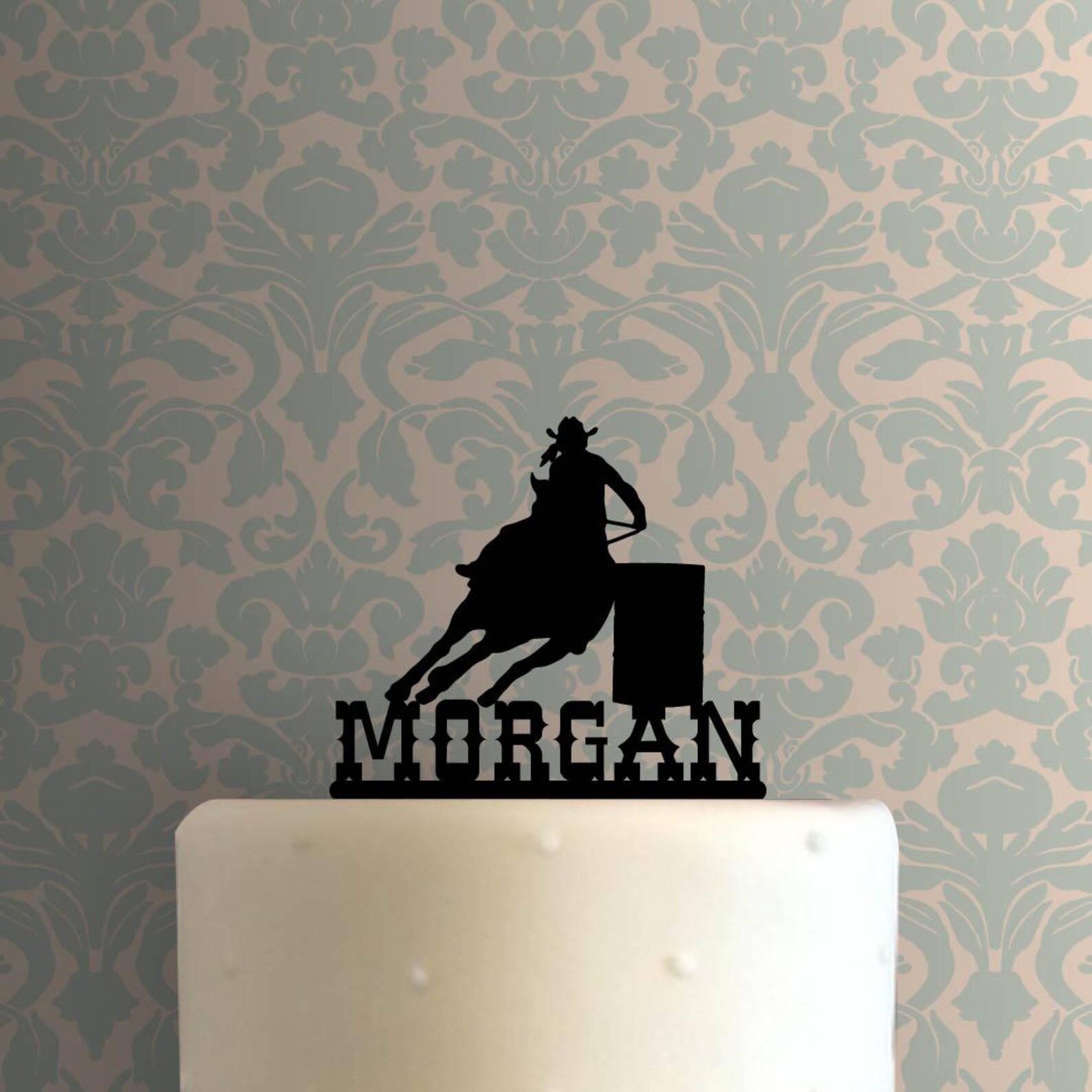 Custom Barrel Racing Name 225-C115 Cake Topper - Etsy