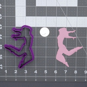 Girl Dancing 266-F702 Ausstechscher Silhouette