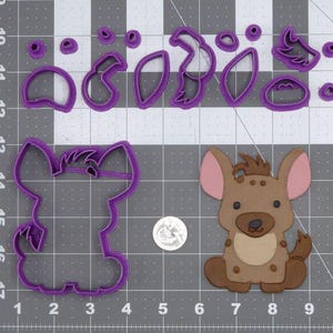 Hyena Body 266-L820 Cookie Cutter Set