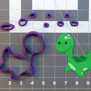 Cute Loch Ness Monster 266-763 Cookie Cutter Set