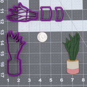 Snake Potted Plant 266-I069 Cookie Cutter Set