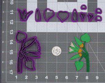 Lotus Flowers 266-K528 Cookie Cutter Set