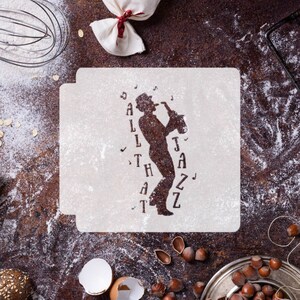 Saxophone Player All That Jazz 783-G724 Stencil