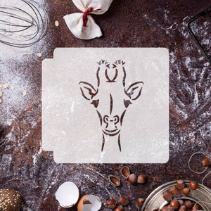 Giraffe Head 783-F449 Stencil