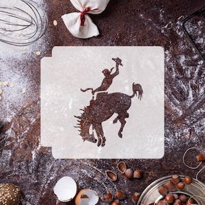 Stencil Cowboy a cavallo 783-F446