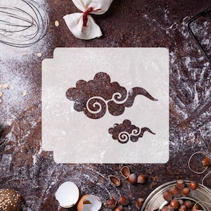 Cloud Swirls 783-E532 Stencil