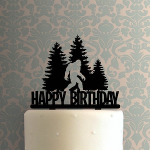 Sasquatch Happy Birthday 225-A953 Cake Topper