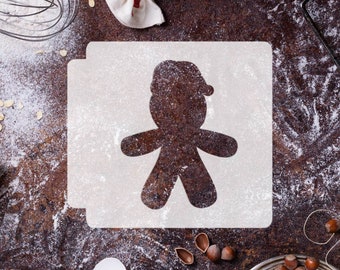 Christmas - Gingerbread Santa 783-E602 Stencil Silhouette