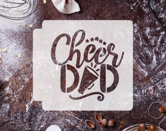 Cheer Dad 783-I534 Stencil