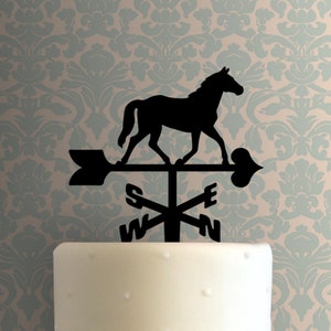 Weather Vane Horse 225-A194 Cake Topper