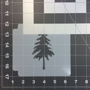 Pino albero 100 Stencil