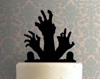 Zombie Hands 100 Cake Topper