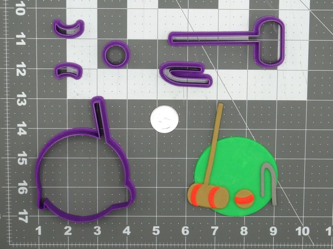 Croquant Cutter Set Croquet 266-D028 Cookie Cutter Set - Etsy