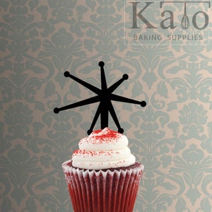 Atomic Star 228-225 Cupcake Topper