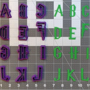Cortadores de galletas Wizard Font Uppercase 266-A869